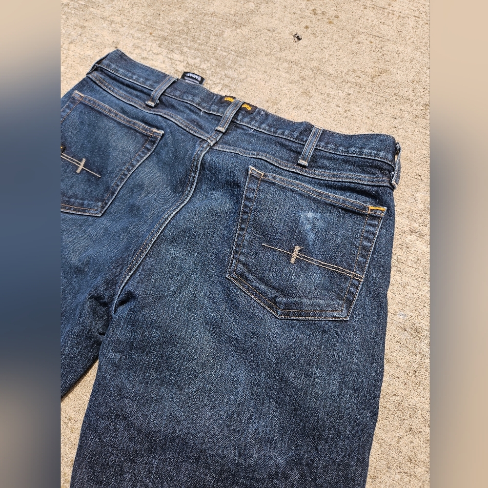 Ariat Rebar M5 Men's Slim Straight Leg Blue Jeans 36 34 36x34 - Picture 6 of 8